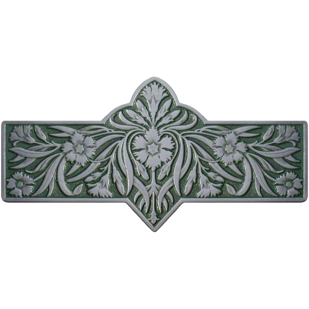 Notting Hill NHP-678-AP-C Dianthus Pull Antique Pewter/Sage
